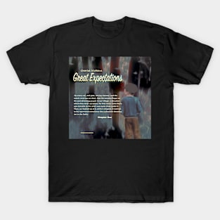 Great Expectations image and text T-Shirt